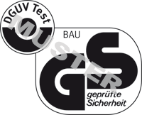 altes Logo: Test Prüf- und Zertifizierungsstelle Fachbereich Bauwesen, geprüfte Sicherheit