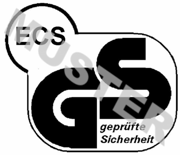 Logo: ECS GmbH, geprüfte Sicherheit Logo: ECS GmbH, geprüfte Sicherheit