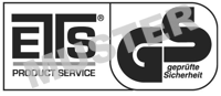 altes Logo der ETS Product Service AG, geprüfte Sicherheit