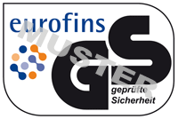 Logo der Eurofins Product Service GmbH, geprüfte Sicherheit
