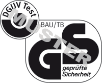 altes Logo: DGUV Test Prüf- und Zertifizierungsstelle - Fachausschuss Persönliche Bauwesen