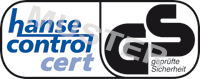 altes Logo: HANSECONTROL Zertifizierungsgesellschaft mbH, geprüfte Sicherheit