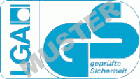 altes Logo: LGA QualiTest GmbH, geprüfte Sicherheit
