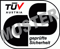 altes Logo: TÜV Austria Services GmbH, geprüfte Sicherheit