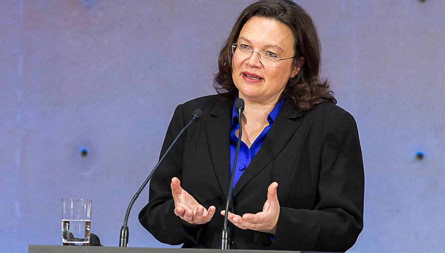 Andrea Nahles, Bundesministerin für Arbeit und Soziales