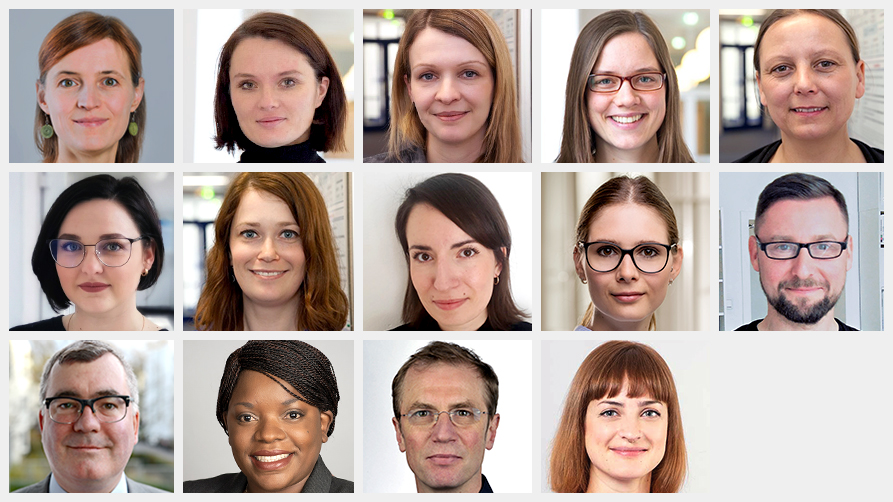 Eine Collage von Portraitfotos der am Projekt beteiligten Wissenschaftlerinnen und Wissenschaftler